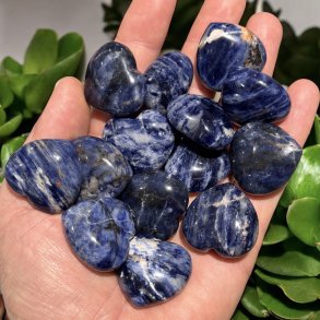 Sodalit hjerter 30mm