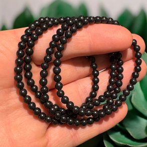 Shungit armbnd 4mm