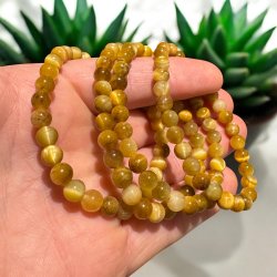 Gylden tigerje armbnd 6mm