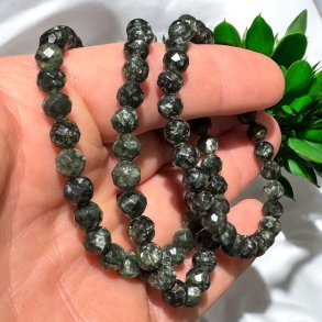 Serafinit armbnd diamant slebet 6mm