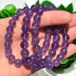 Ametyst armbnd 10mm