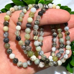 Gr�n opal armb�nd 6mm