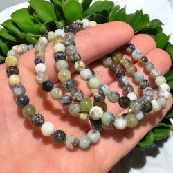 Gr�n opal armb�nd 6mm