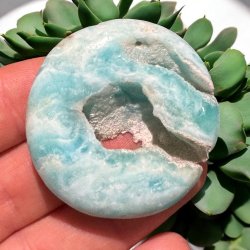 Bl� aragonit flad jumbo