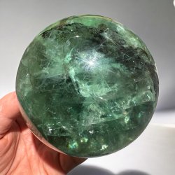 Gr�n Fluorit kugle 91mm