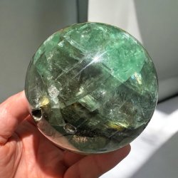 Gr�n Fluorit kugle 91mm