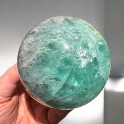 Regnbue fluorit kugle