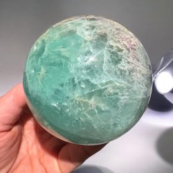Regnbue fluorit kugle