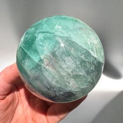 Regnbue fluorit kugle