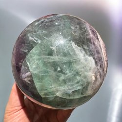 Regnbue fluorit kugle 123mm