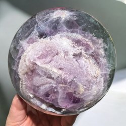 Regnbue fluorit kugle 123mm