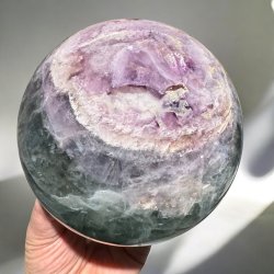 Regnbue fluorit kugle 123mm