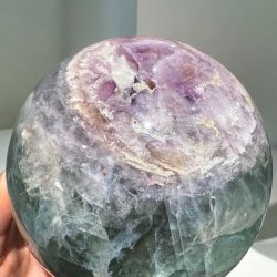 Regnbue fluorit kugle 123mm