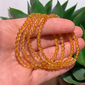 Citrin armb�nd 4mm