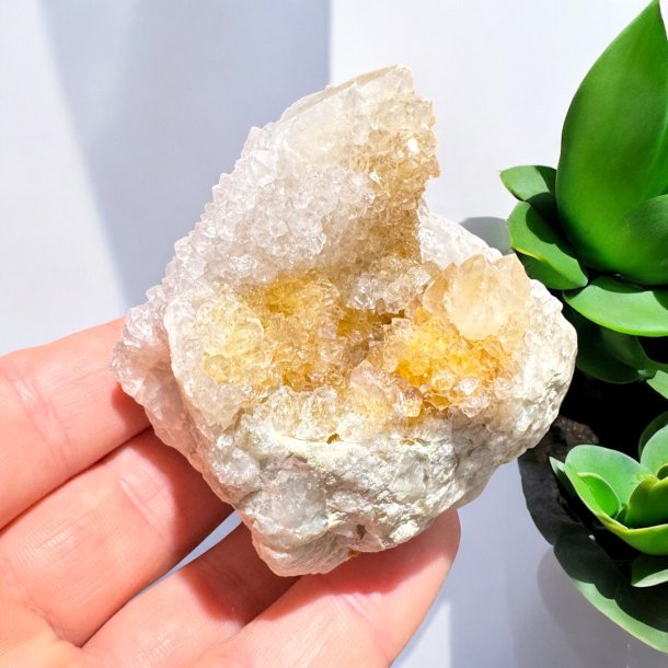 Spirit ametyst med citrin