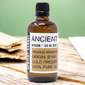 Ancient wisdom abrikoskerne-olie koldpresset, 100 ml