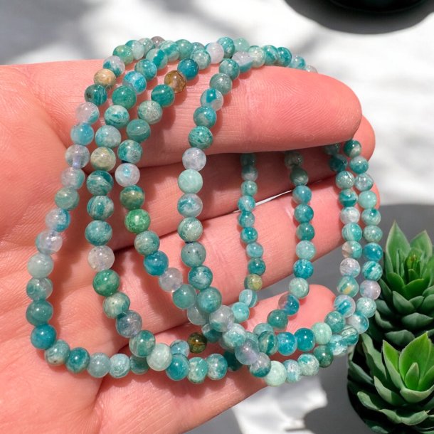 Amazonit armb�nd 4mm