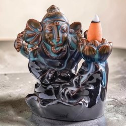 Keramisk Ganesha backflow-r�gelsesbr�nder