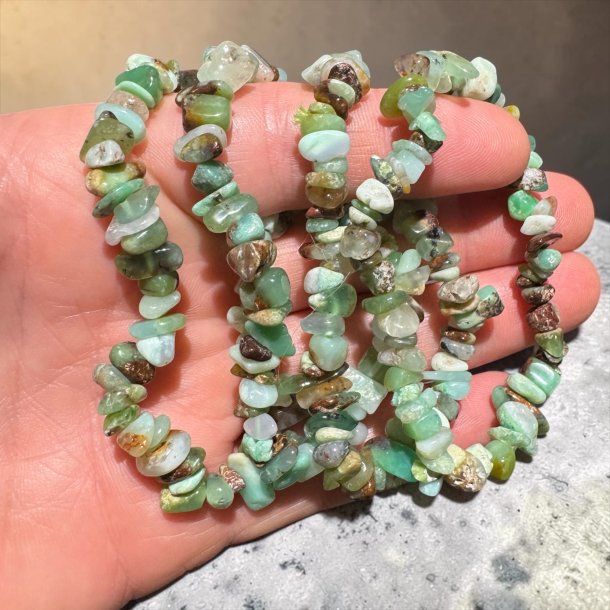 Chrysopras split armb�nd