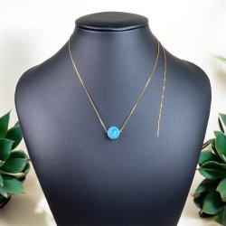 Halskde i forgyldt ss