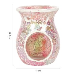 Pink iriserende cracket oliebr�nder