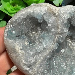 Celestit klynge hjerte