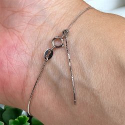 Armbnd i sterling slv 19,5cm