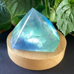 Krystalstand m. Led lys