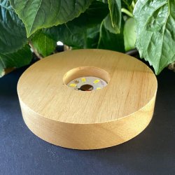 Krystalstand m. Led lys