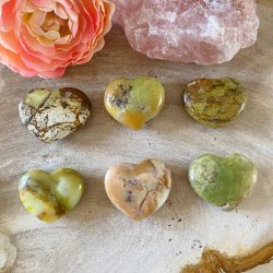 Grn Opal hjerter