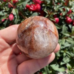 Hematoid kvarts kugle 56mm