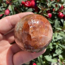 Hematoid kvarts kugle 56mm