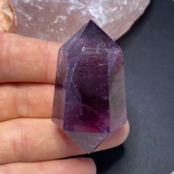 Ametyst dobbelt termineret 55mm