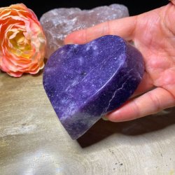 Purple mica hjerte skl