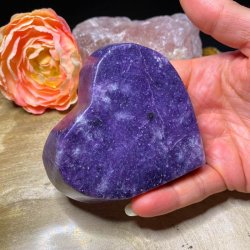Purple mica hjerte skl