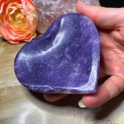 Purple mica hjerte skl