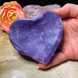 Purple mica hjerte skl