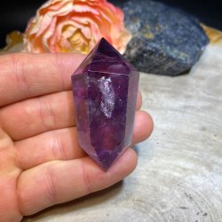 Ametyst dobbelt termineret 61mm