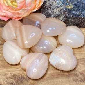 Pink aventurine hjerter 30mm