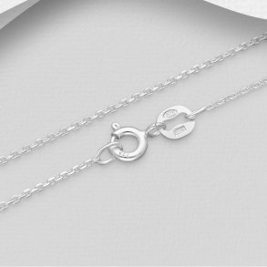 925 Sterling s�lv halsk�de 0,5mm