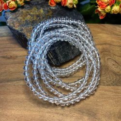 Bjergkrystal armb�nd 4mm