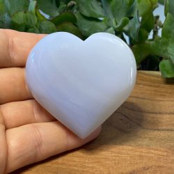 Bl� chalcedon hjerte