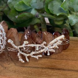 Rg topas farvet Aura diadem