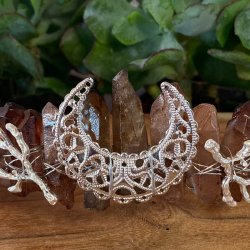 Rg topas farvet Aura diadem