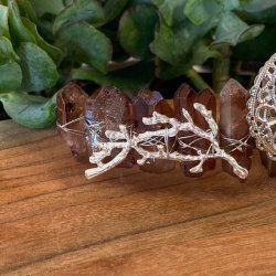 Rg topas farvet Aura diadem