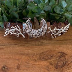 Rg topas farvet Aura diadem