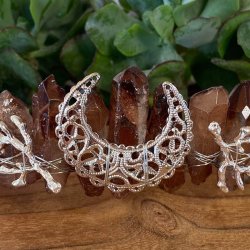 Rg topas farvet Aura diadem