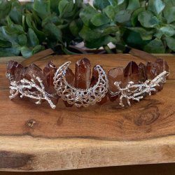 Rg topas farvet Aura diadem