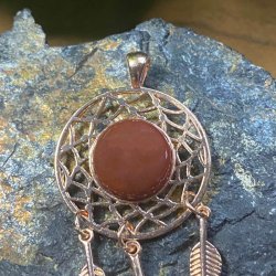 Drmmefanger vedhng karneol