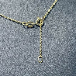 Mor halskde i forgyldt sterlingslv